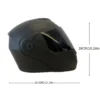 Flip-Up Motorcycle Helmets with Double Visor
