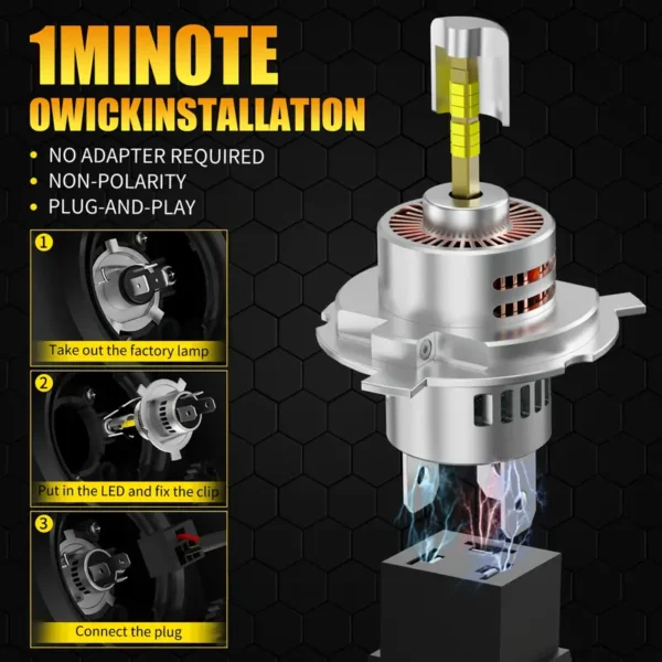 AILEO H4 LED Headlight Bulbs