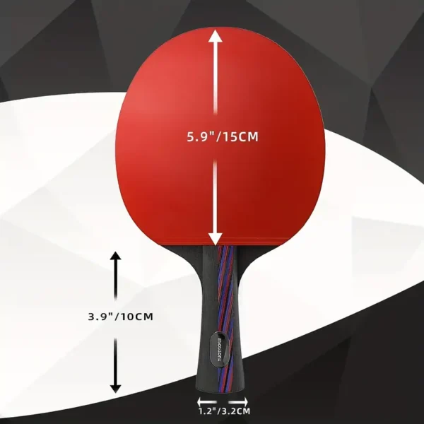 Professional Table Tennis Racket - Red