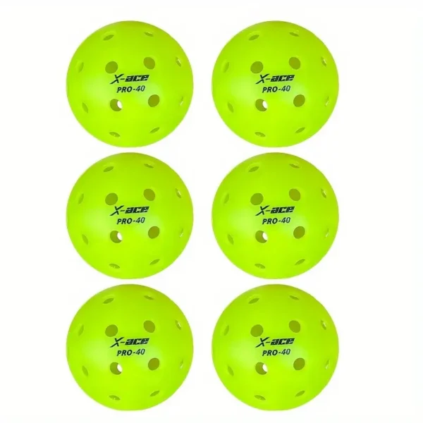 X ACE 40 PRO Pickleballs  Crack Resistant & High Visibility