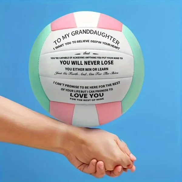 63d4e032-2a36-4979-bdea-6bf173562e31.webp Inspirational Volleyball with Pump for Granddaughter