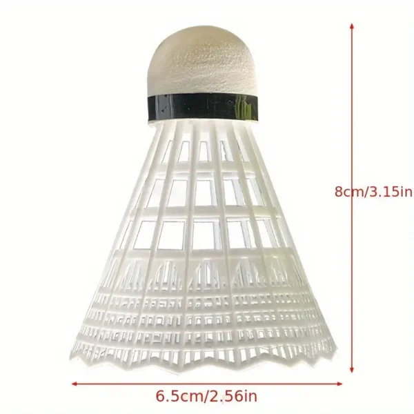 6 Pack Durable Nylon Badminton Shuttlecocks