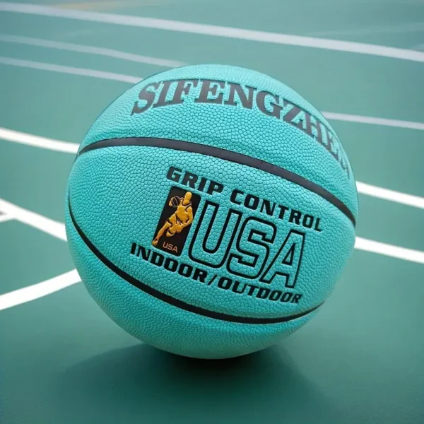 fe0d55c2-0e80-4868-a6e3-b7f271844aab.webp Green PU Non Slip Basketball